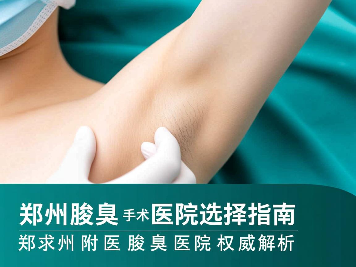 郑州腋臭手术医院选择指南,郑州附医腋臭医院的权威解析 郑州腋臭手术医院选择指南,郑州附医腋臭医院的权威解析