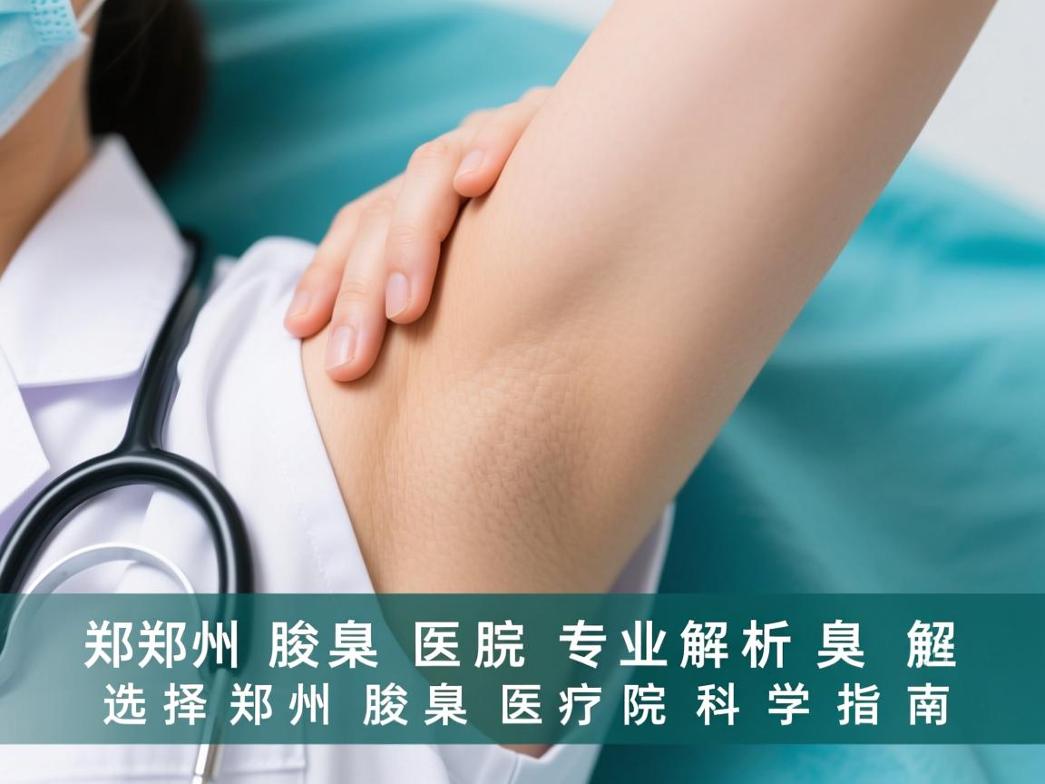 郑州腋臭医院专业解析，选择郑州腋臭医院的科学指南