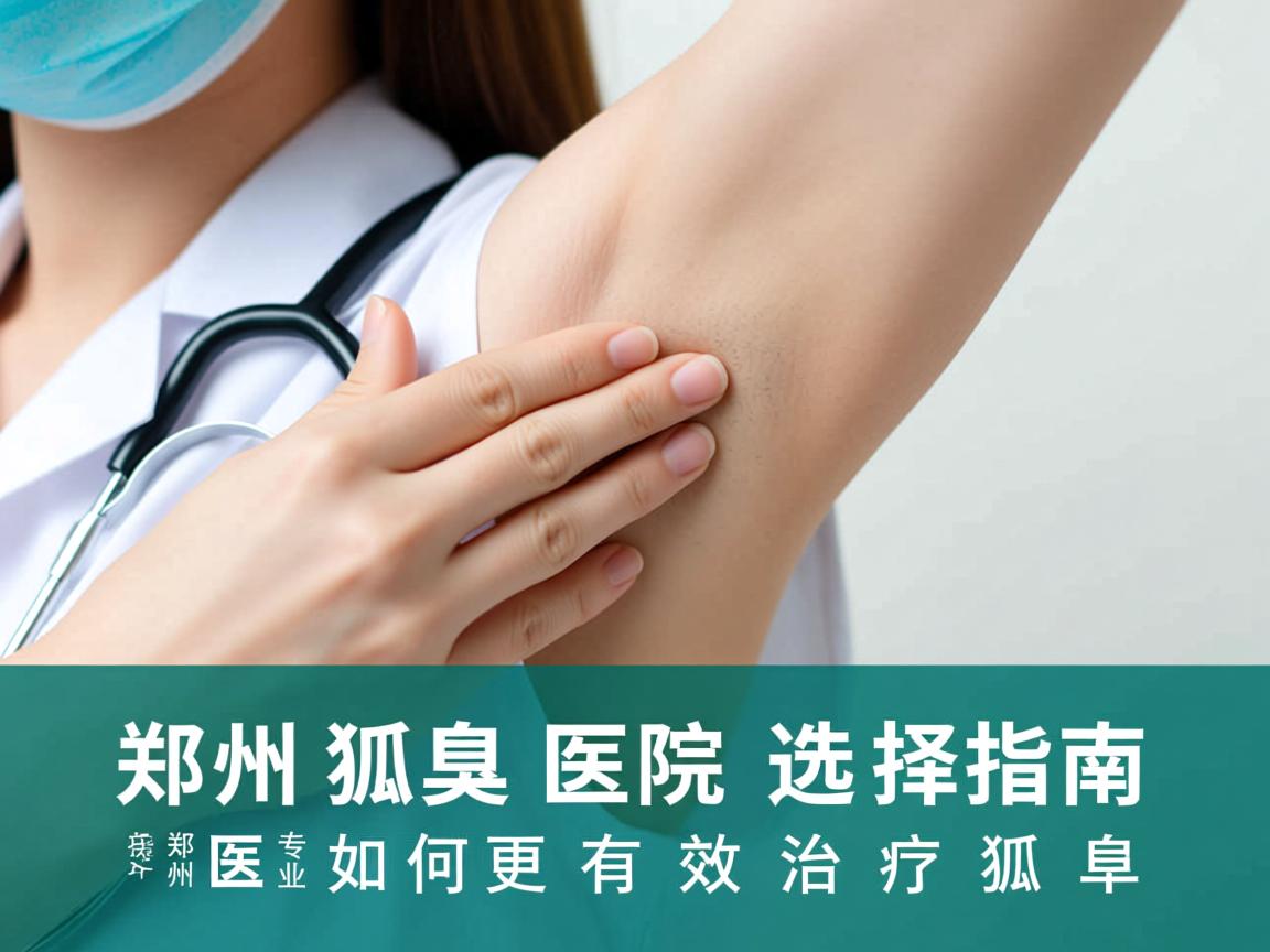 郑州狐臭医院选择指南，专业郑州狐臭医院如何更有效治疗狐臭