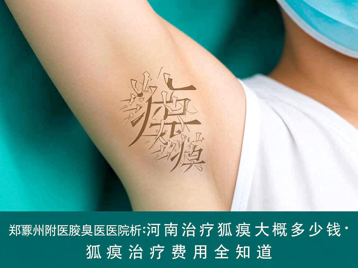 郑州附医腋臭医院解析，河南治疗狐臭大概多少钱，狐臭治疗费用全知道