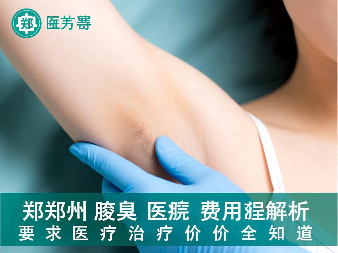 郑州腋臭医院费用解析，郑州腋臭治疗价格全知道