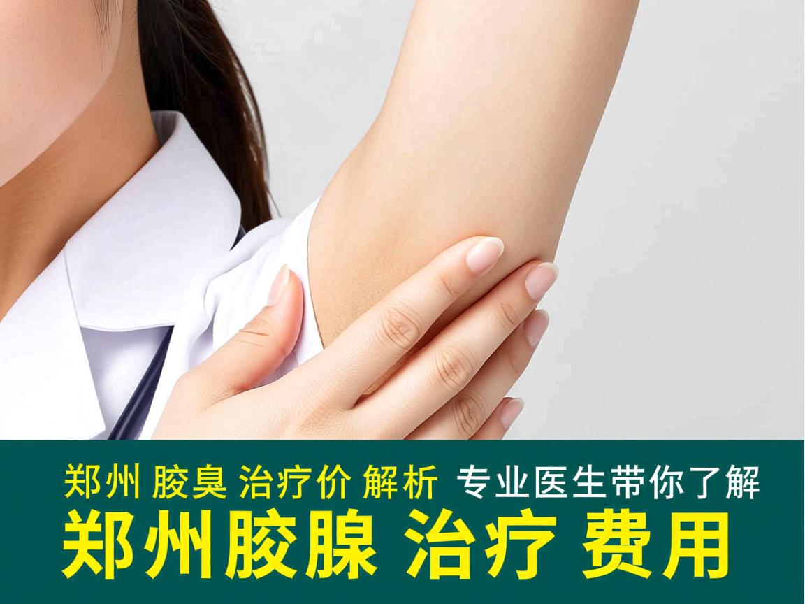 郑州腋臭治疗价格解析，专业医生带你了解郑州腋臭治疗费用