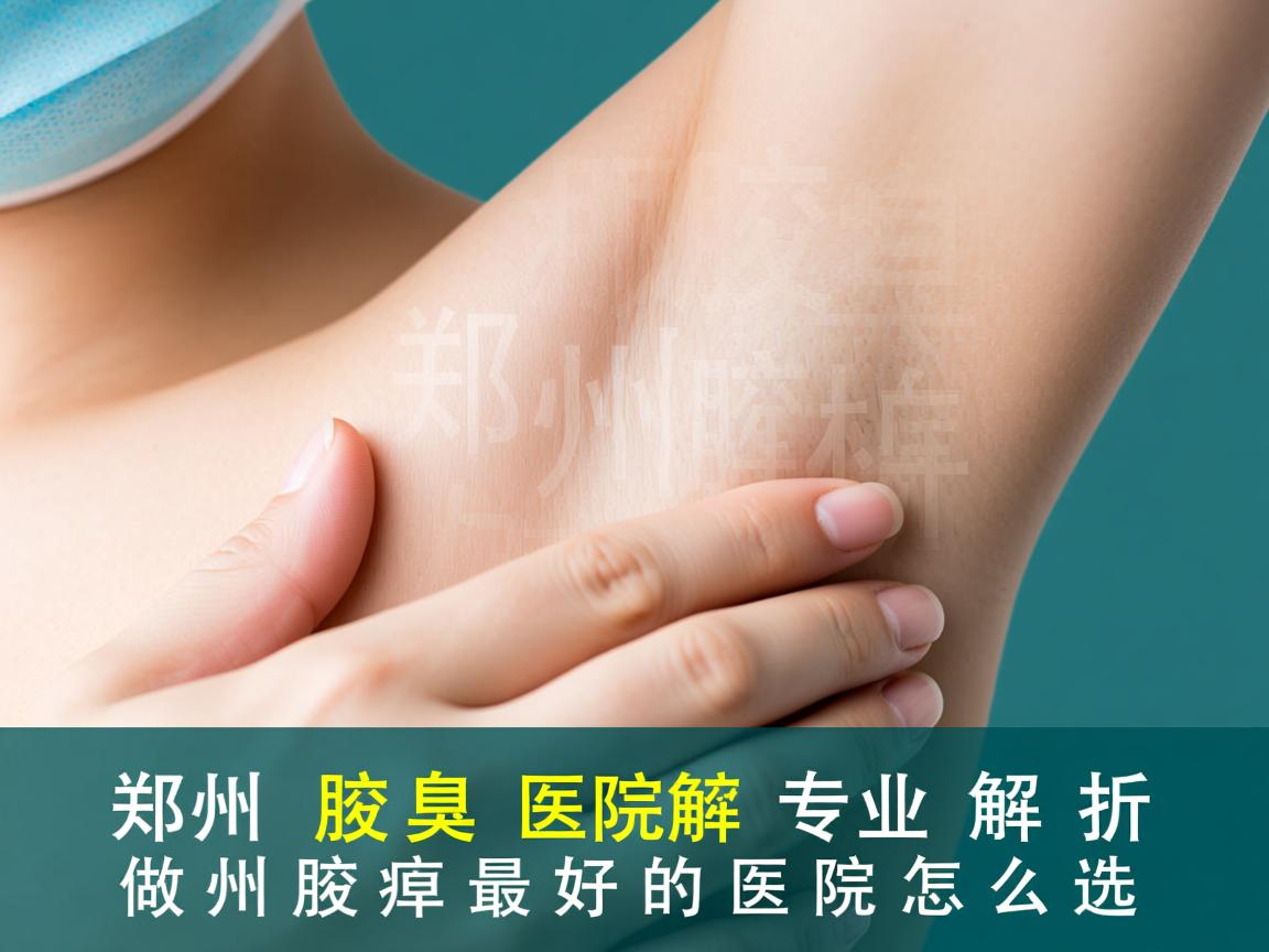 郑州腋臭医院专业解析，郑州做腋臭最好的医院怎么选