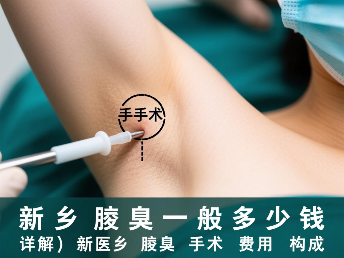 新乡腋臭手术一般多少钱，详解新乡腋臭手术费用构成