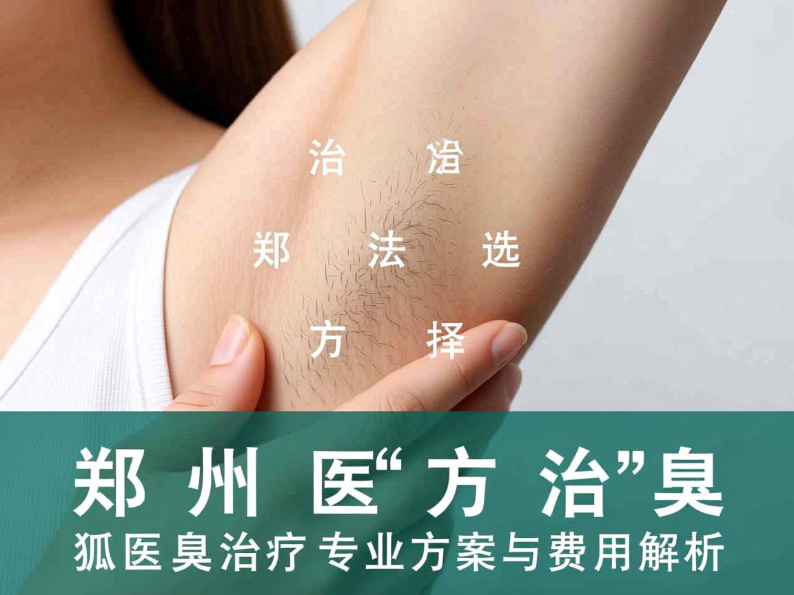 狐臭治疗方法选择，郑州附医狐臭治疗专业方案与费用解析