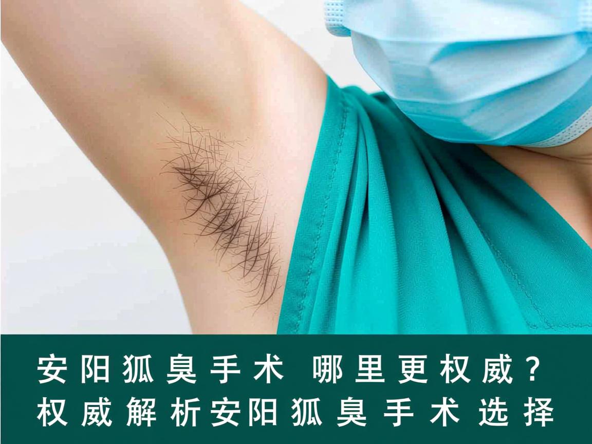安阳狐臭手术哪里更权威？权威解析安阳狐臭手术选择