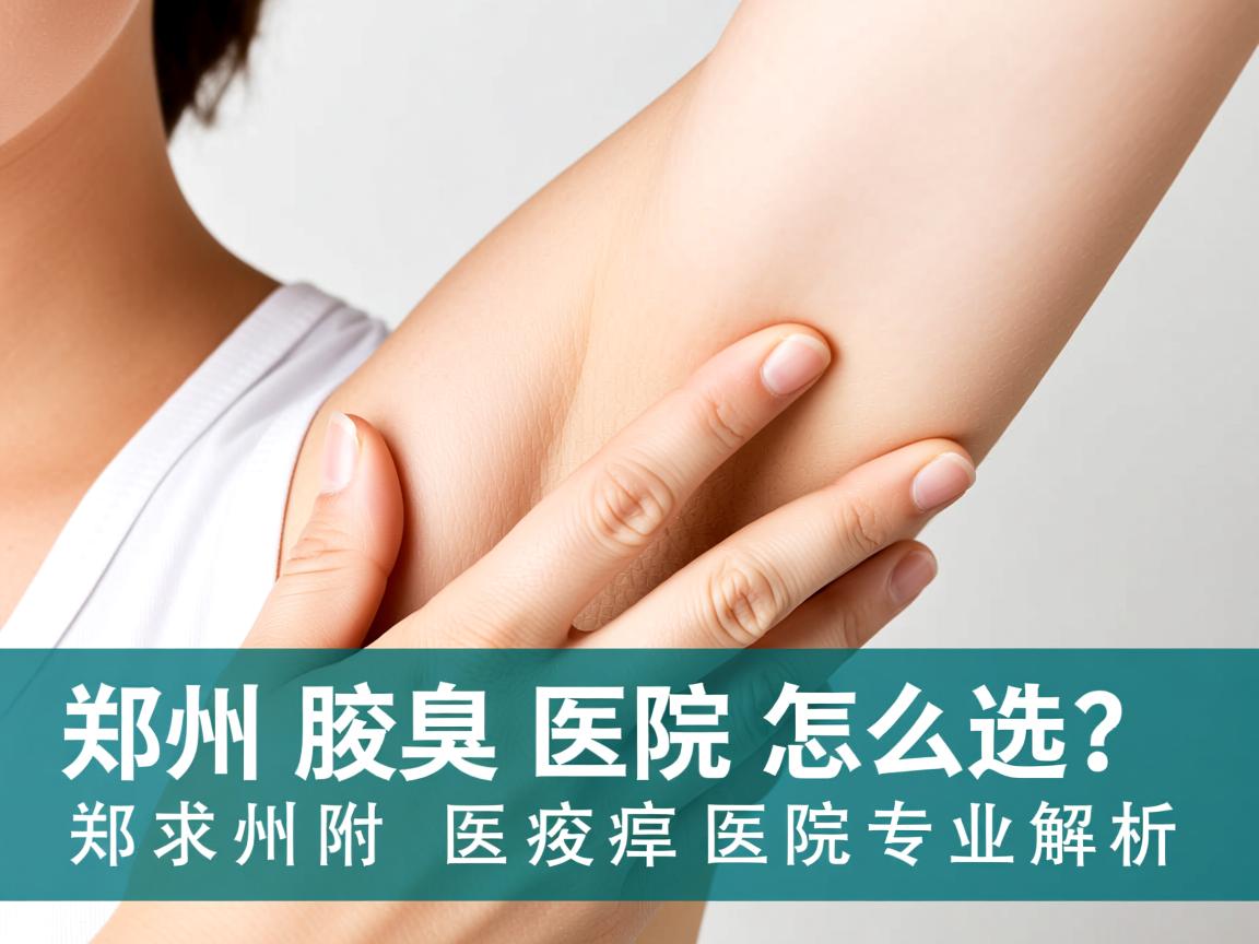 郑州腋臭医院怎么选？郑州附医腋臭医院专业解析