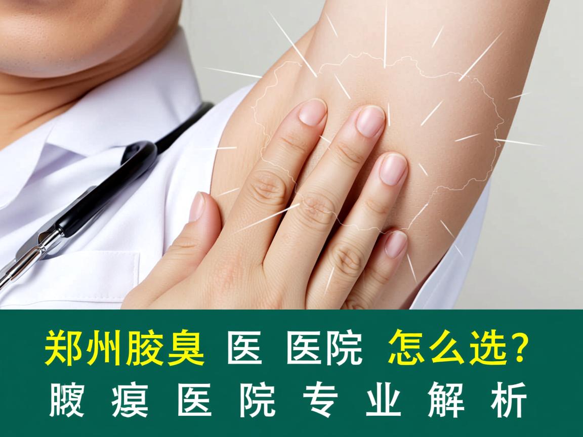 郑州腋臭医院怎么选？郑州附医腋臭医院专业解析