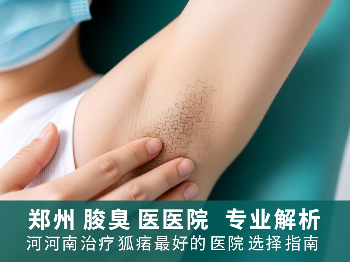 郑州腋臭医院专业解析，河南治疗狐臭最好的医院选择指南