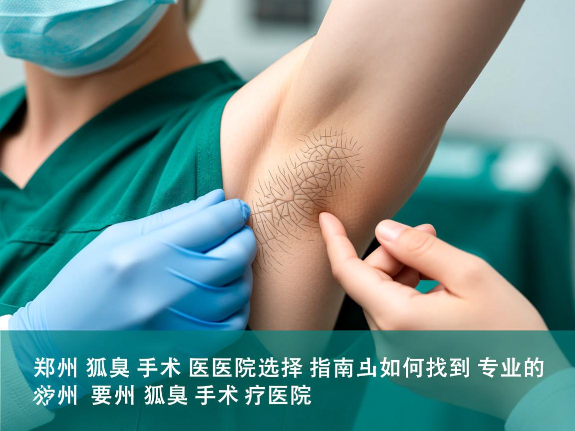 郑州狐臭手术医院选择指南，如何找到专业的郑州狐臭手术医院