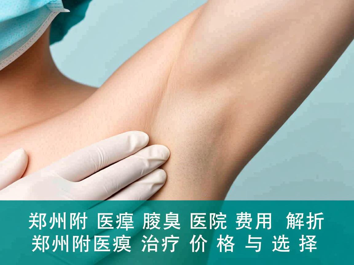 郑州附医腋臭医院费用解析，郑州附医腋臭治疗价格与选择