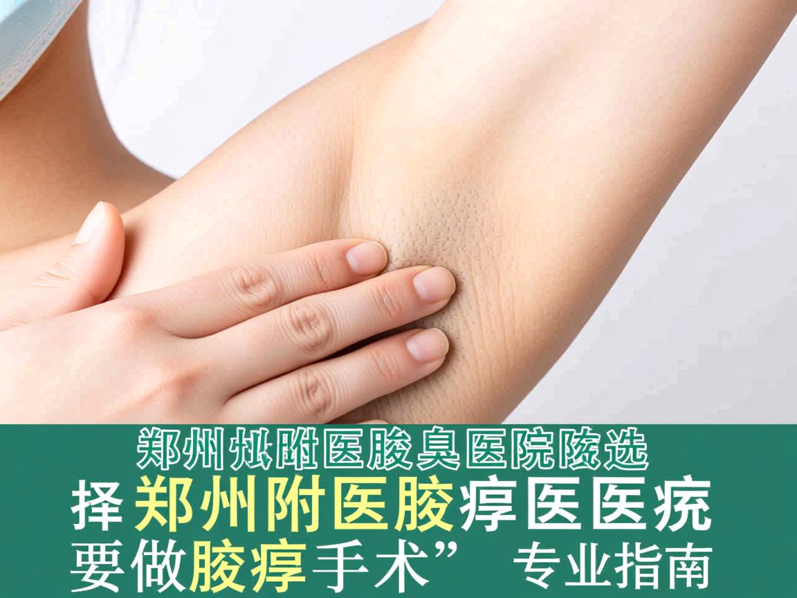 郑州附医腋臭医院,选择郑州附医腋臭医院做腋臭手术的专业指南 郑州附医腋臭医院,选择郑州附医腋臭医院做腋臭手术的专业指南