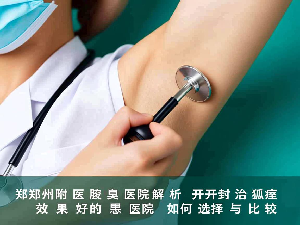 郑州附医腋臭医院解析,开封治狐臭效果好的医院如何选择与比较 郑州附医腋臭医院解析,开封治狐臭效果好的医院如何选择与比较