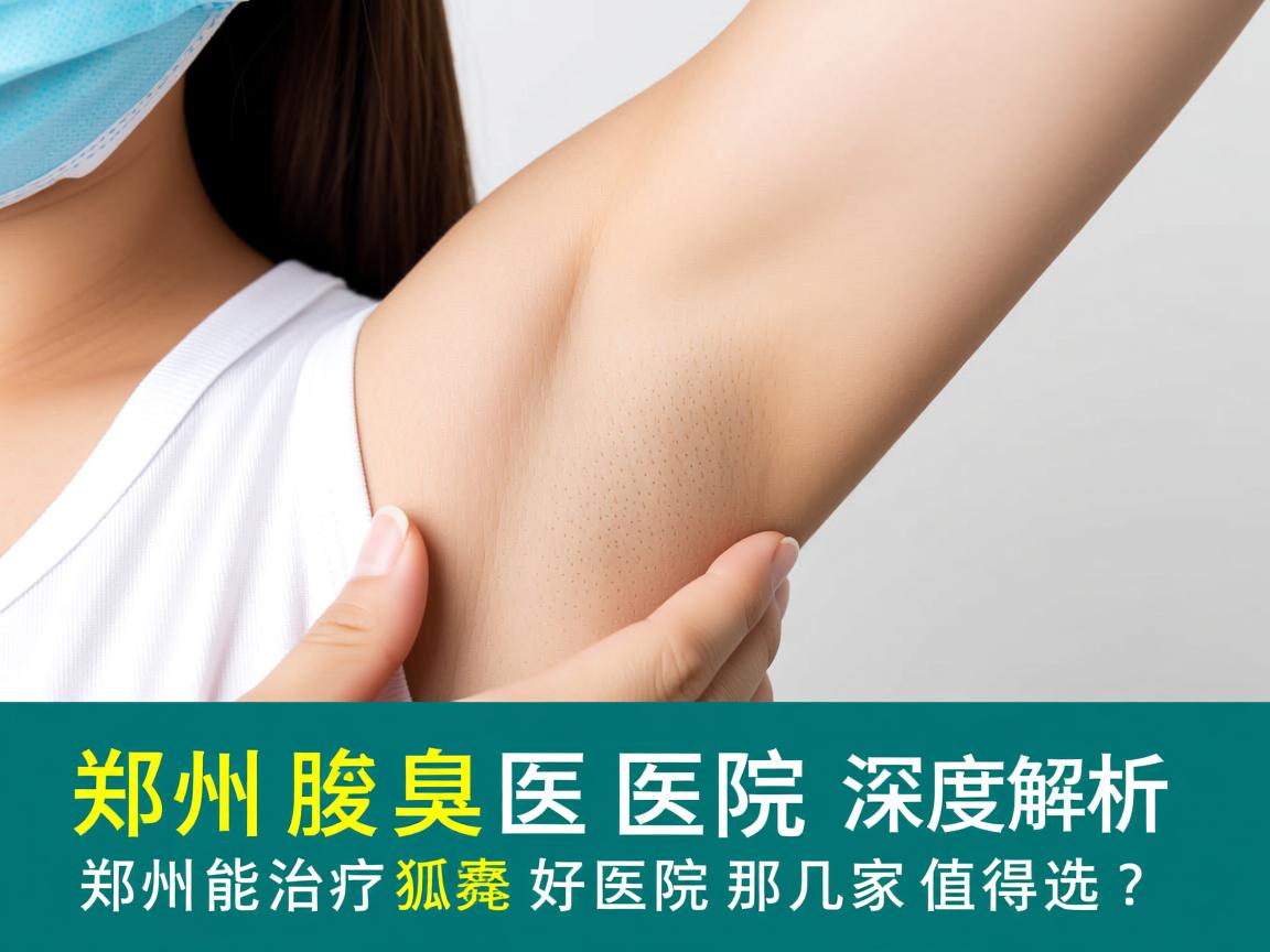 郑州腋臭医院深度解析，郑州能治疗狐臭的好医院那几家值得选？