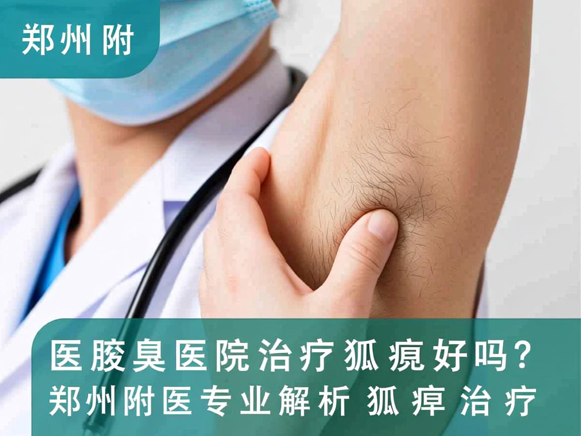 郑州附医腋臭医院治疗狐臭好吗？郑州附医专业解析狐臭治疗