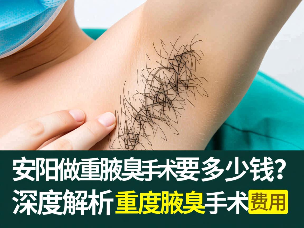 在安阳做重度腋臭手术要多少钱？深度解析重度腋臭手术费用