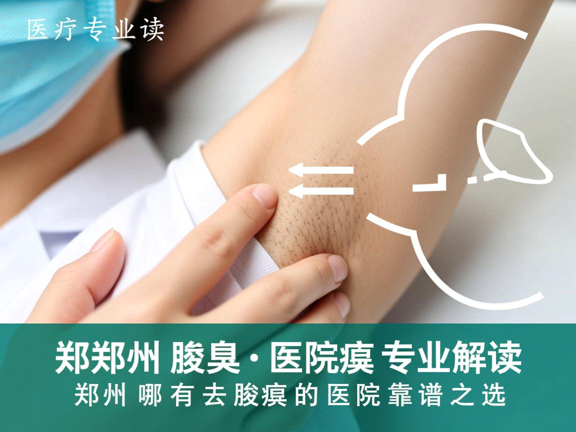 郑州腋臭医院专业解读，郑州哪有去腋臭的医院靠谱之选