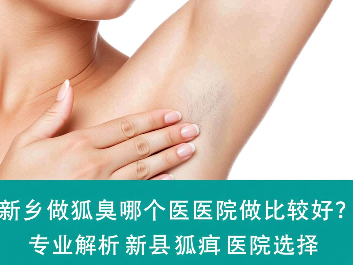 新乡做狐臭哪个医院做比较好？专业解析新乡狐臭医院选择