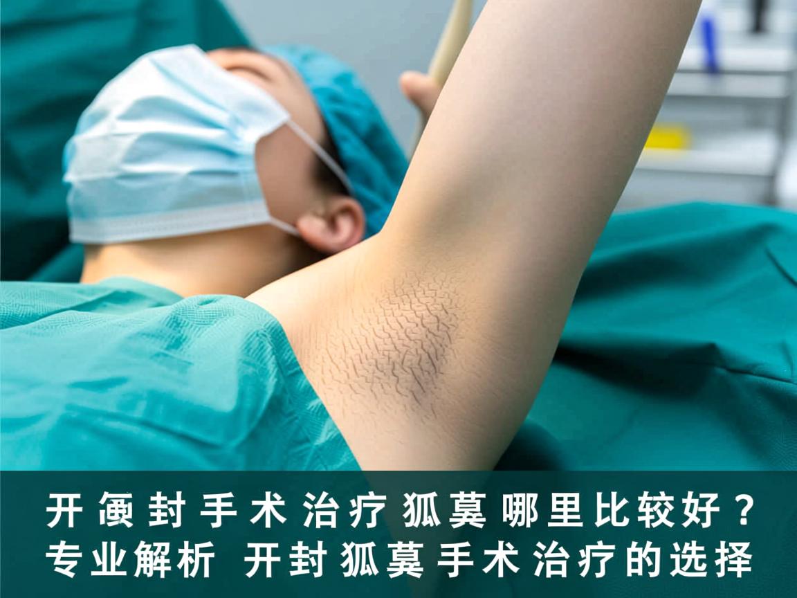 开封手术治疗狐臭哪里比较好？专业解析开封狐臭手术治疗的选择