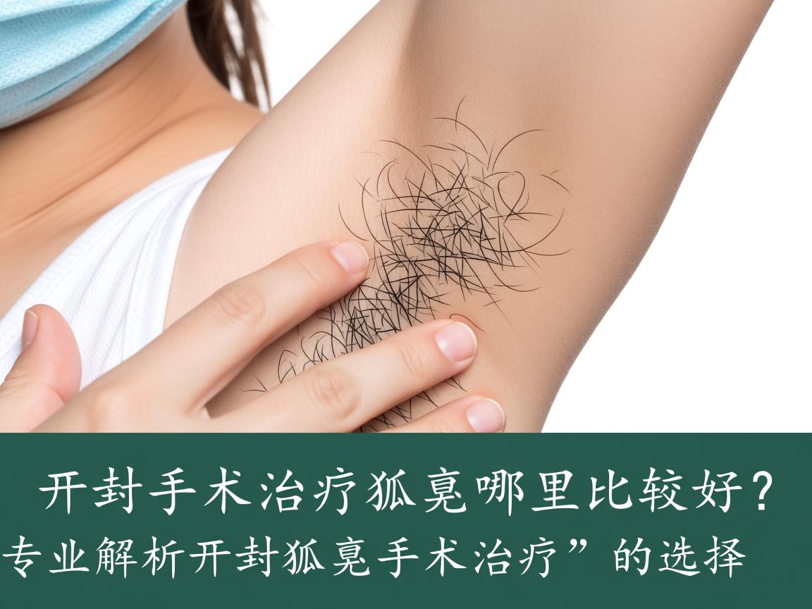 开封手术治疗狐臭哪里比较好？专业解析开封狐臭手术治疗的选择