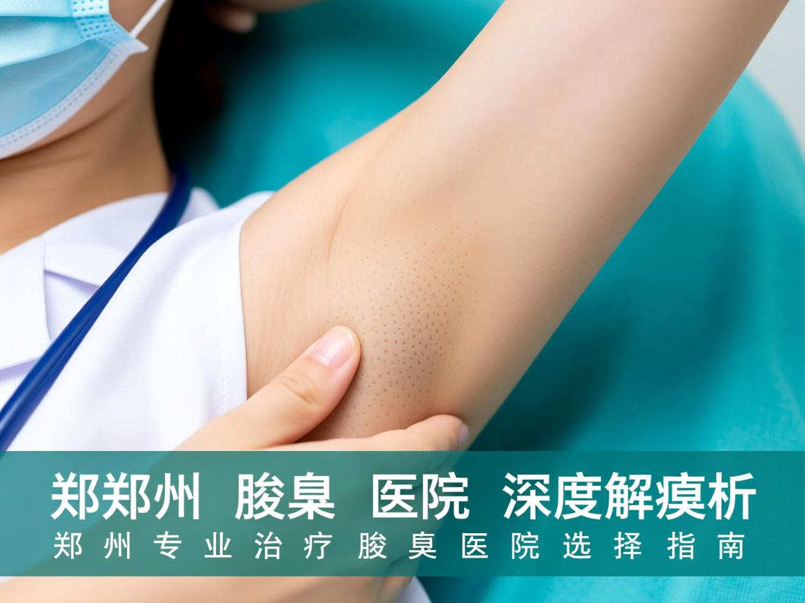 郑州腋臭医院深度解析，郑州专业治疗腋臭的医院选择指南