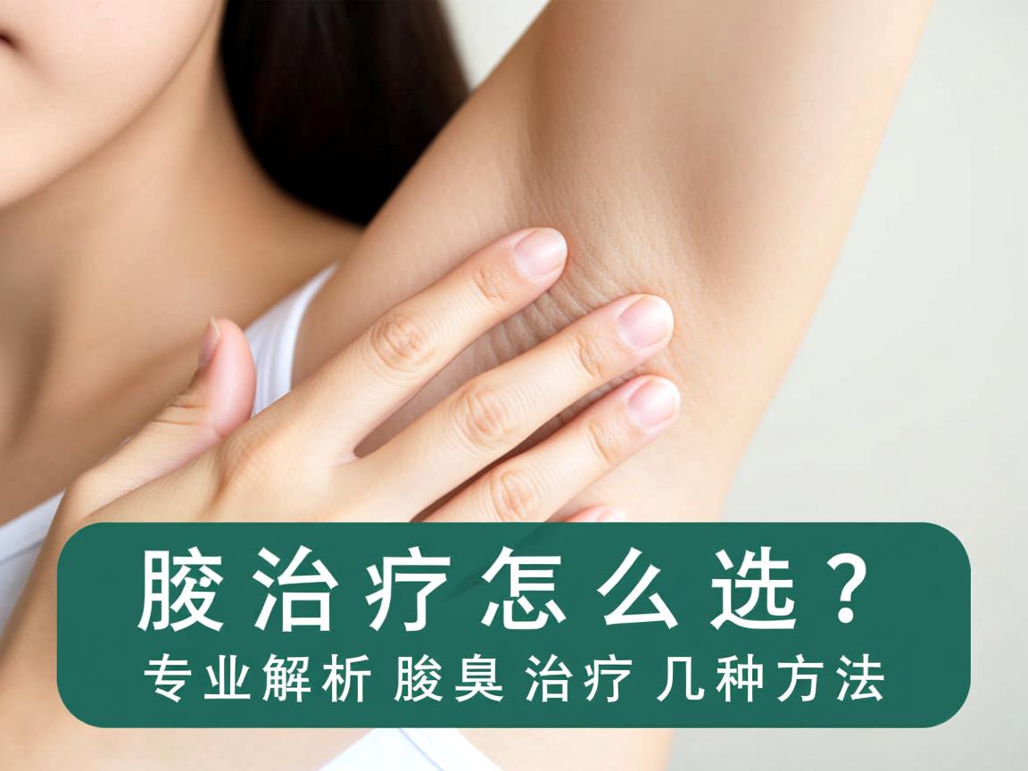 腋臭治疗怎么选？专业解析腋臭治疗的几种方法