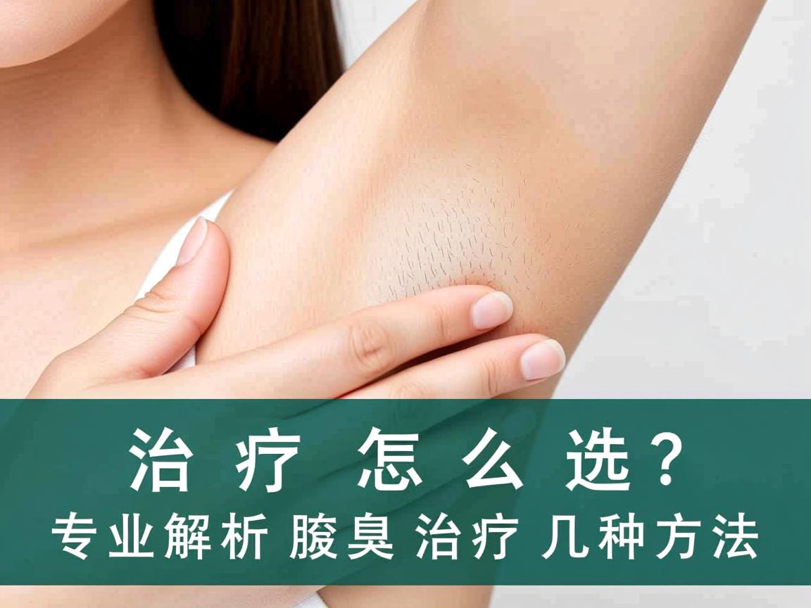 腋臭治疗怎么选？专业解析腋臭治疗的几种方法