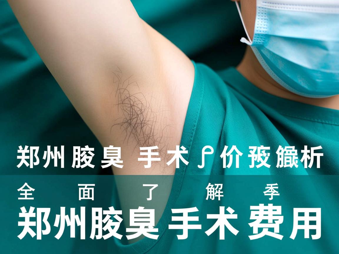 郑州腋臭手术价格解析，全面了解郑州腋臭手术费用