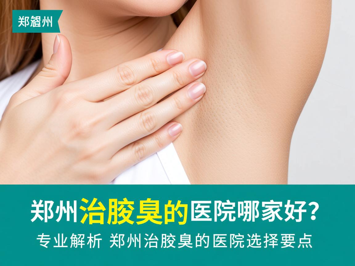 郑州治腋臭的医院哪家好？专业解析郑州治腋臭的医院选择要点