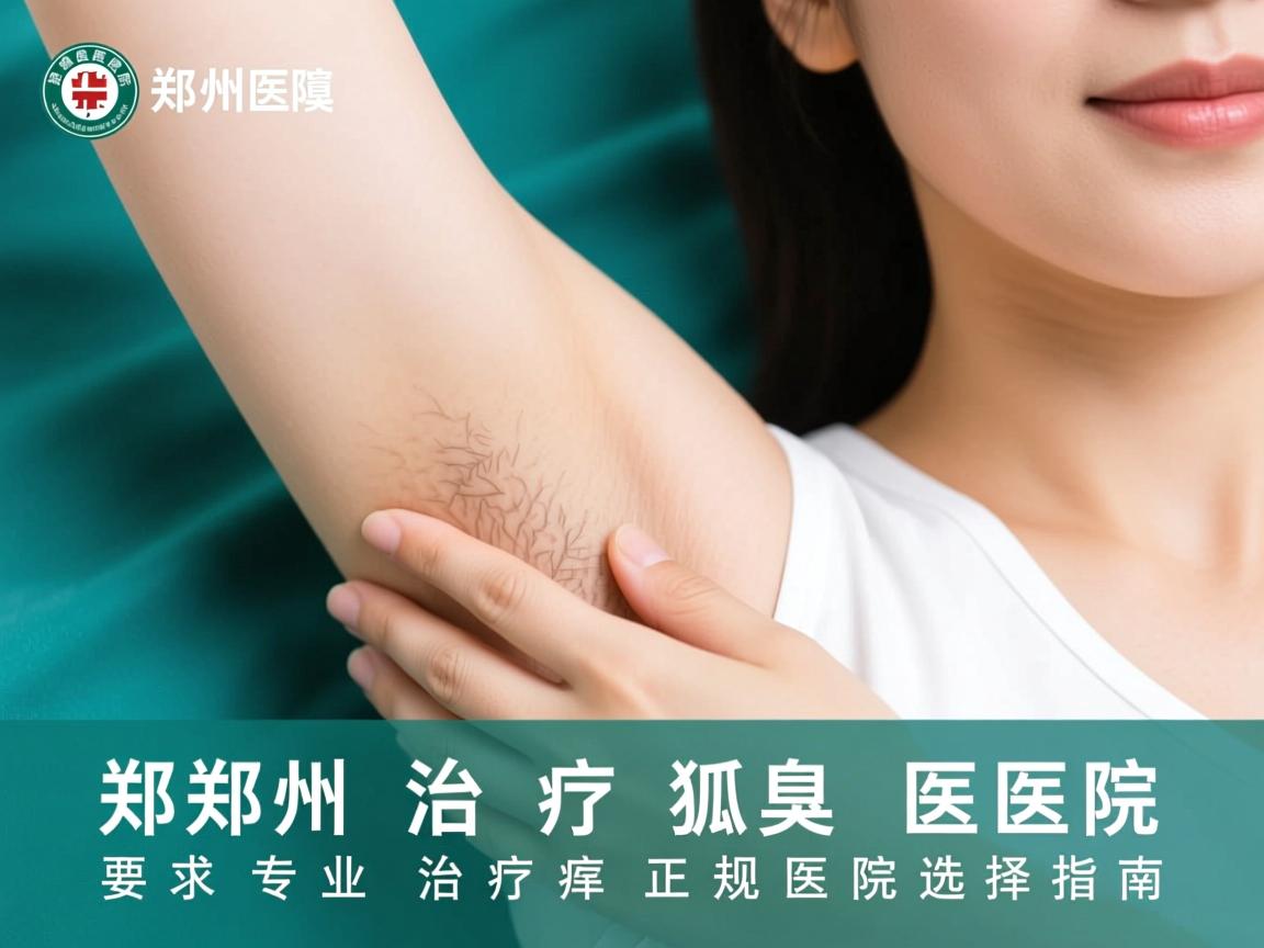 郑州治疗狐臭医院，郑州专业治疗狐臭的正规医院选择指南