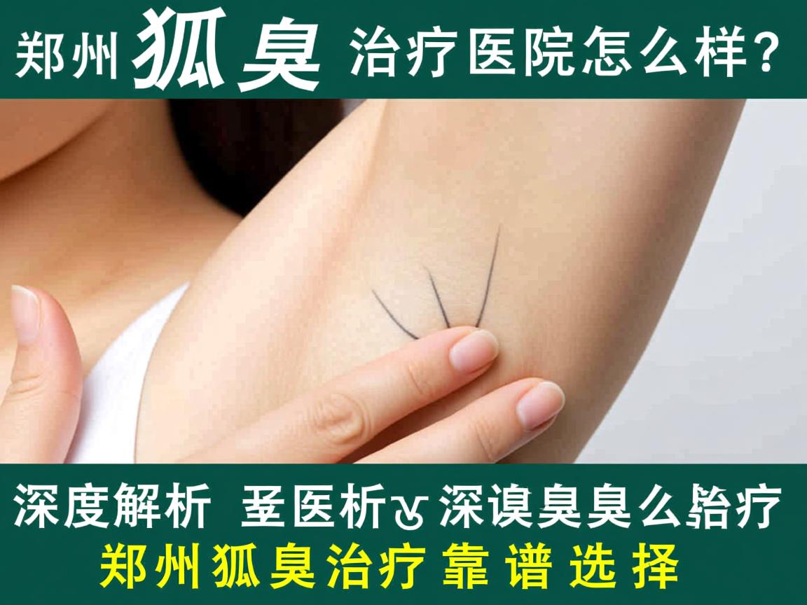 郑州狐臭治疗医院怎么样？深度解析郑州狐臭治疗的靠谱选择