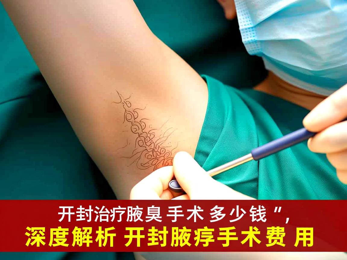开封治疗腋臭手术多少钱，深度解析开封腋臭手术费用