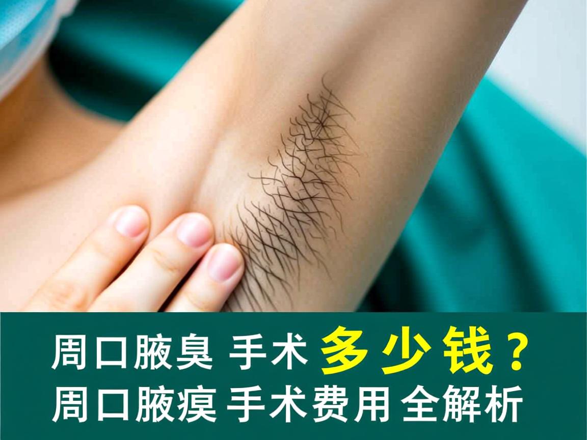 周口腋臭手术多少钱？周口腋臭手术费用全解析