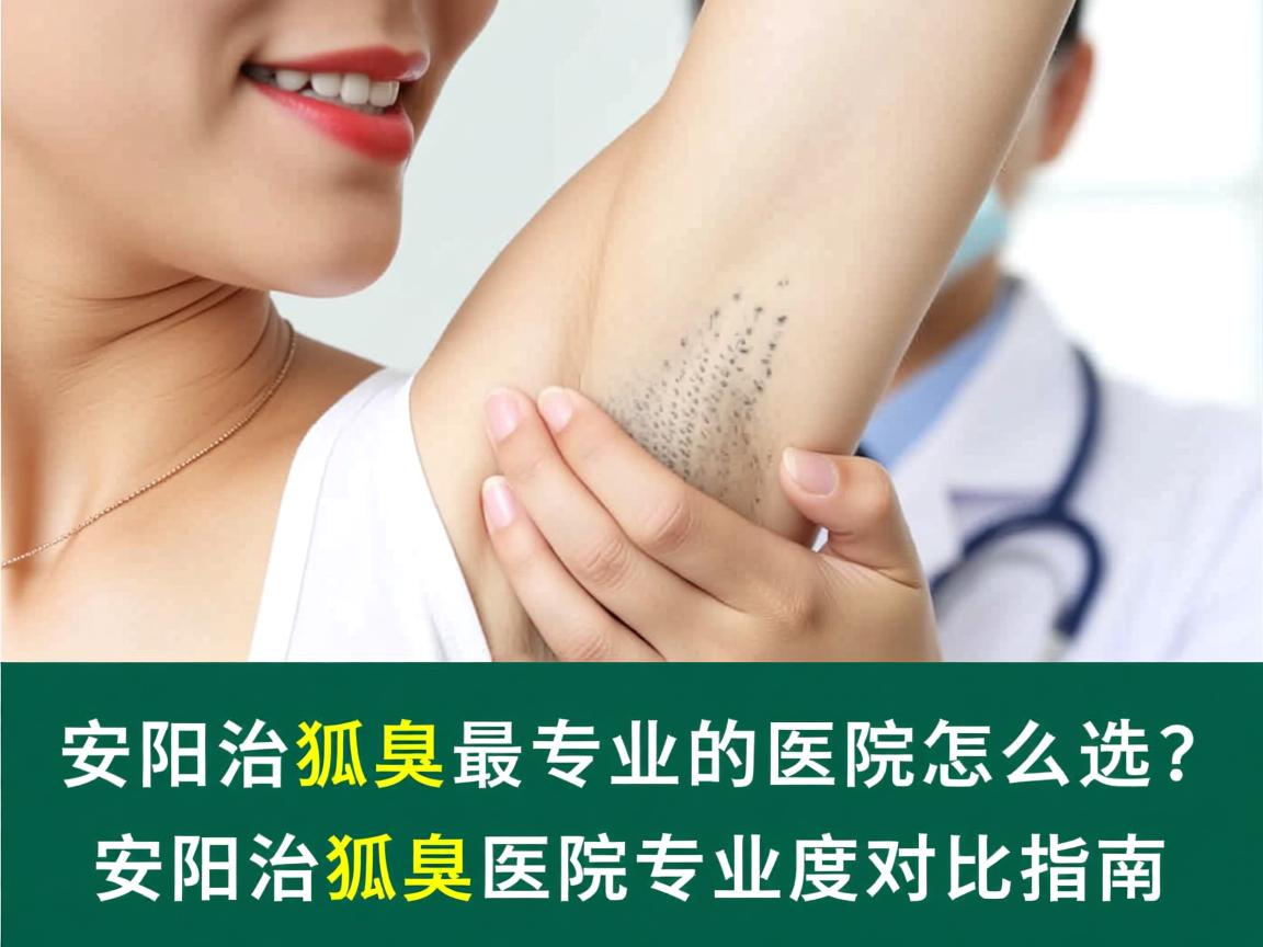 安阳治狐臭最专业的医院怎么选？安阳治狐臭医院专业度对比指南