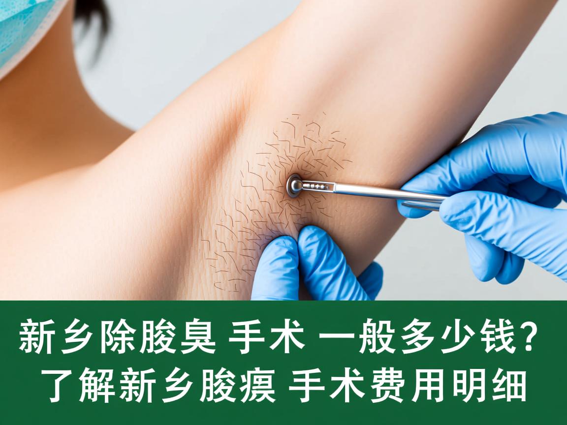 新乡除腋臭手术一般多少钱？了解新乡除腋臭手术费用明细