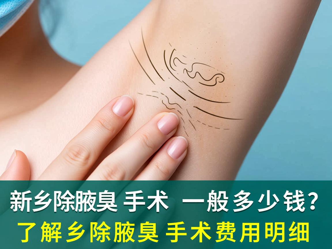 新乡除腋臭手术一般多少钱？了解新乡除腋臭手术费用明细