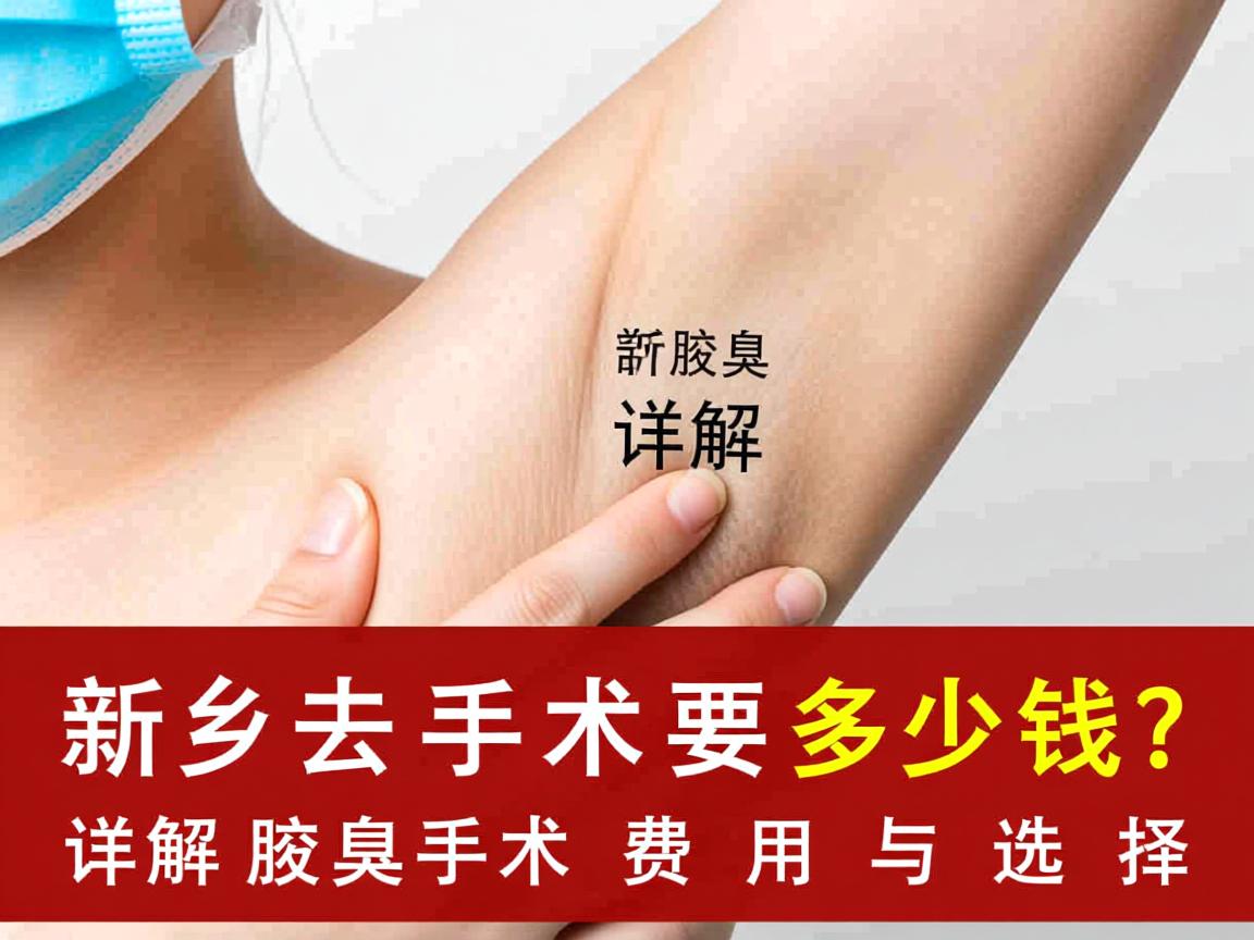新乡去腋臭手术要多少钱?详解新乡腋臭手术费用与选择 新乡去腋臭手术要多少钱?详解新乡腋臭手术费用与选择