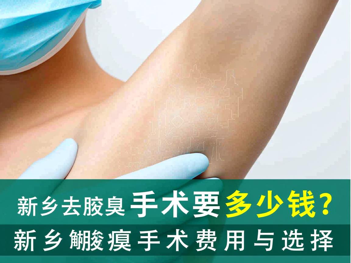 新乡去腋臭手术要多少钱?详解新乡腋臭手术费用与选择 新乡去腋臭手术要多少钱?详解新乡腋臭手术费用与选择