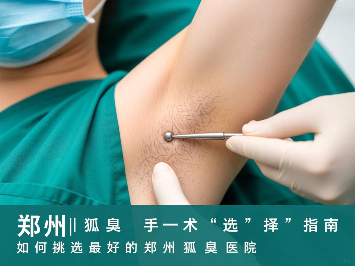 郑州狐臭手术选择指南，如何挑选最好的郑州狐臭医院