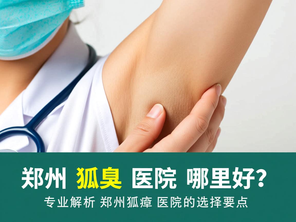 郑州狐臭医院哪里好？专业解析郑州狐臭医院的选择要点