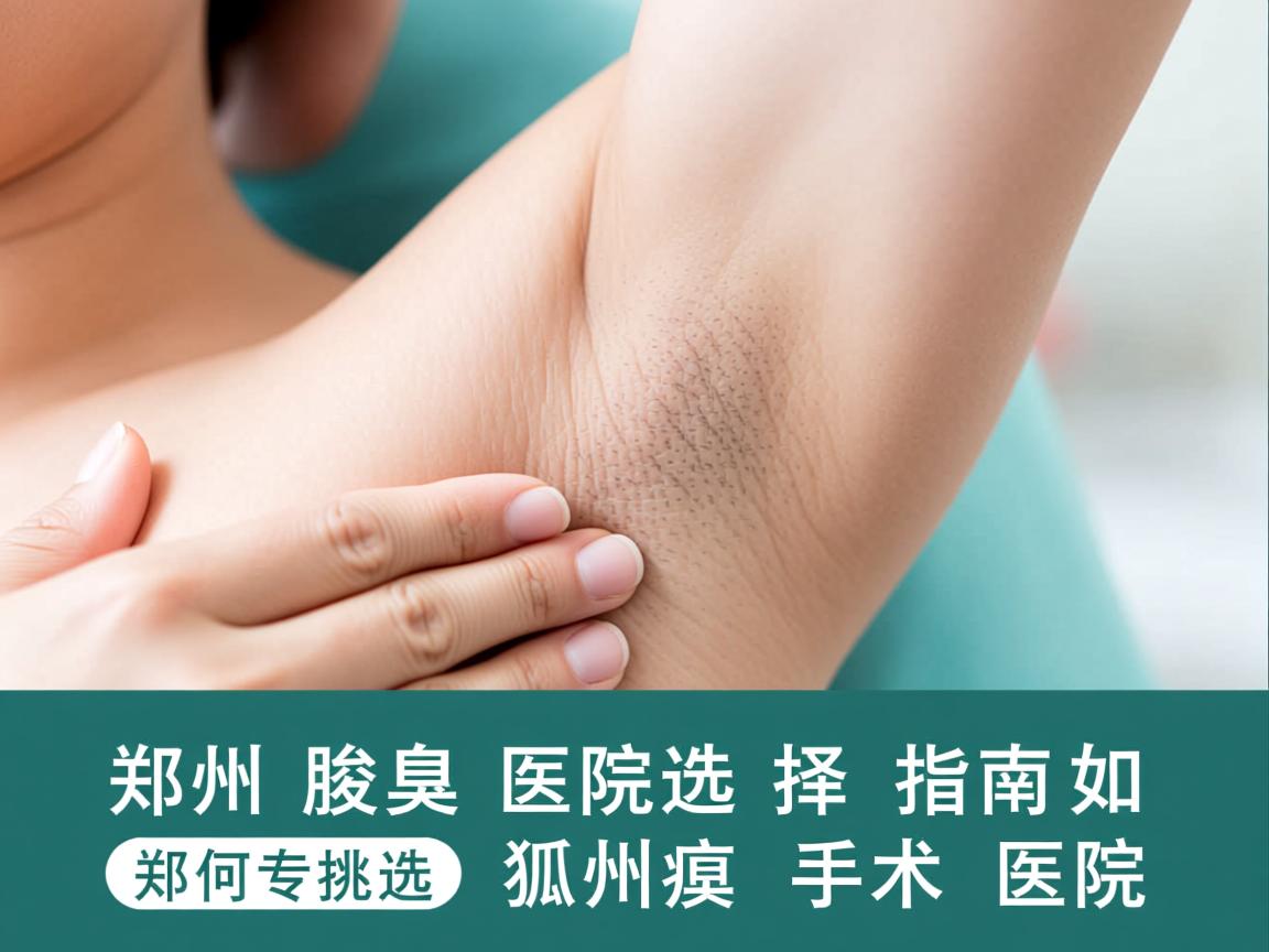郑州腋臭医院选择指南，如何挑选专业的郑州狐臭手术医院