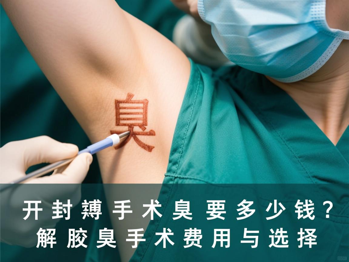 开封腋臭手术要多少钱?解析腋臭手术费用与选择 开封腋臭手术要多少钱?解析腋臭手术费用与选择