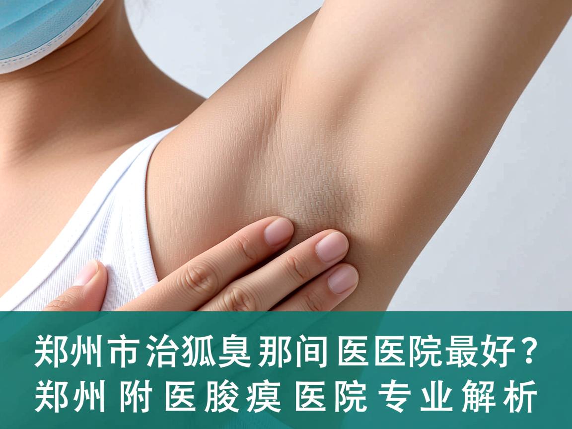 郑州市治狐臭那间医院最好？郑州附医腋臭医院专业解析