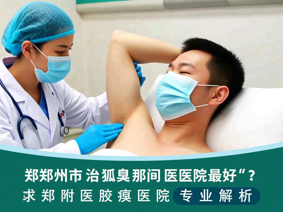 郑州市治狐臭那间医院最好？郑州附医腋臭医院专业解析