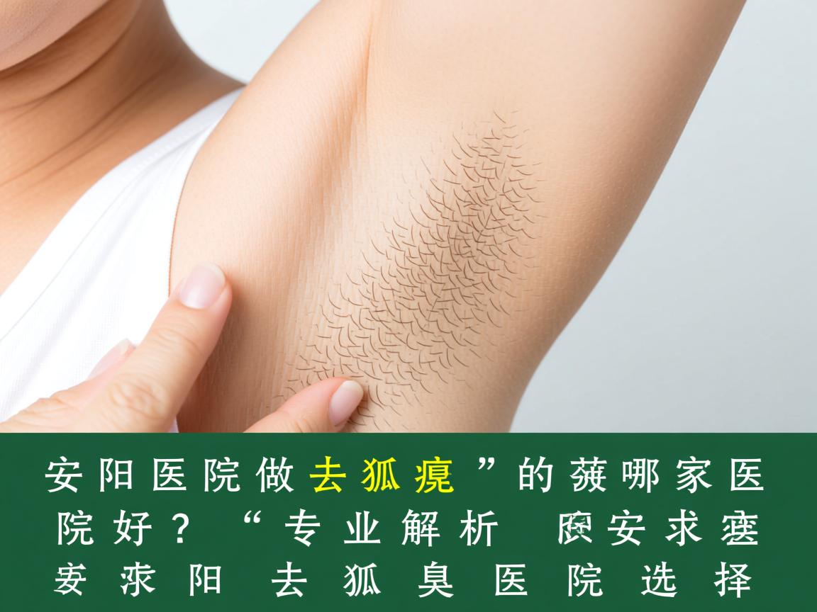 安阳医院做去狐臭的哪家医院好？专业解析安阳去狐臭医院选择