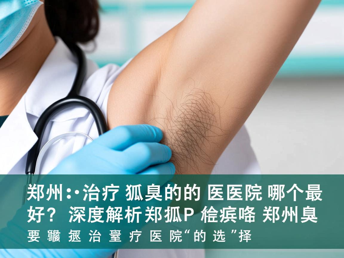 郑州治疗狐臭的医院哪个最好？深度解析郑州狐臭治疗医院的选择