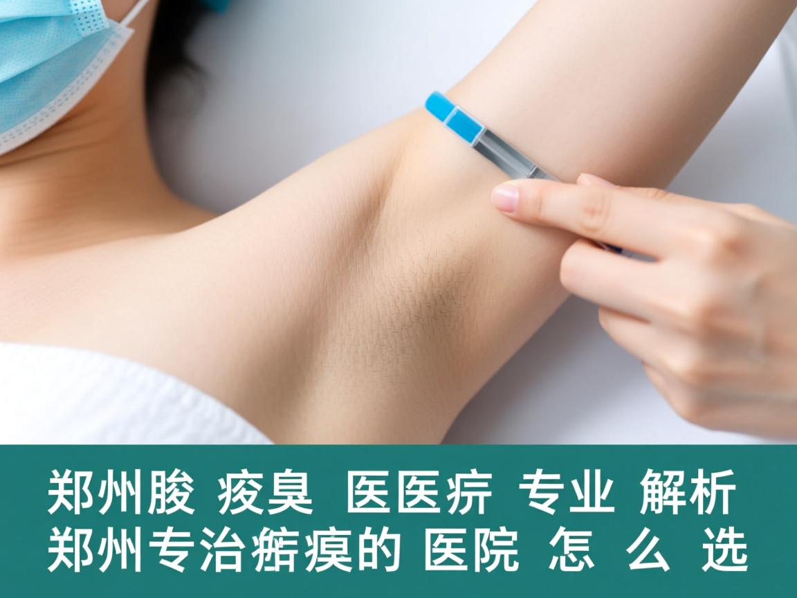 郑州腋臭医院专业解析，郑州专治腋臭的医院怎么选