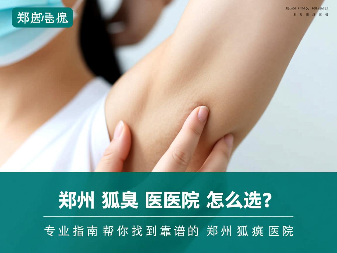 郑州狐臭医院怎么选？专业指南帮你找到靠谱的郑州狐臭医院