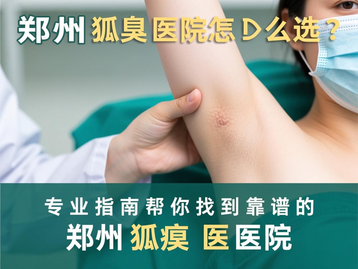 郑州狐臭医院怎么选？专业指南帮你找到靠谱的郑州狐臭医院