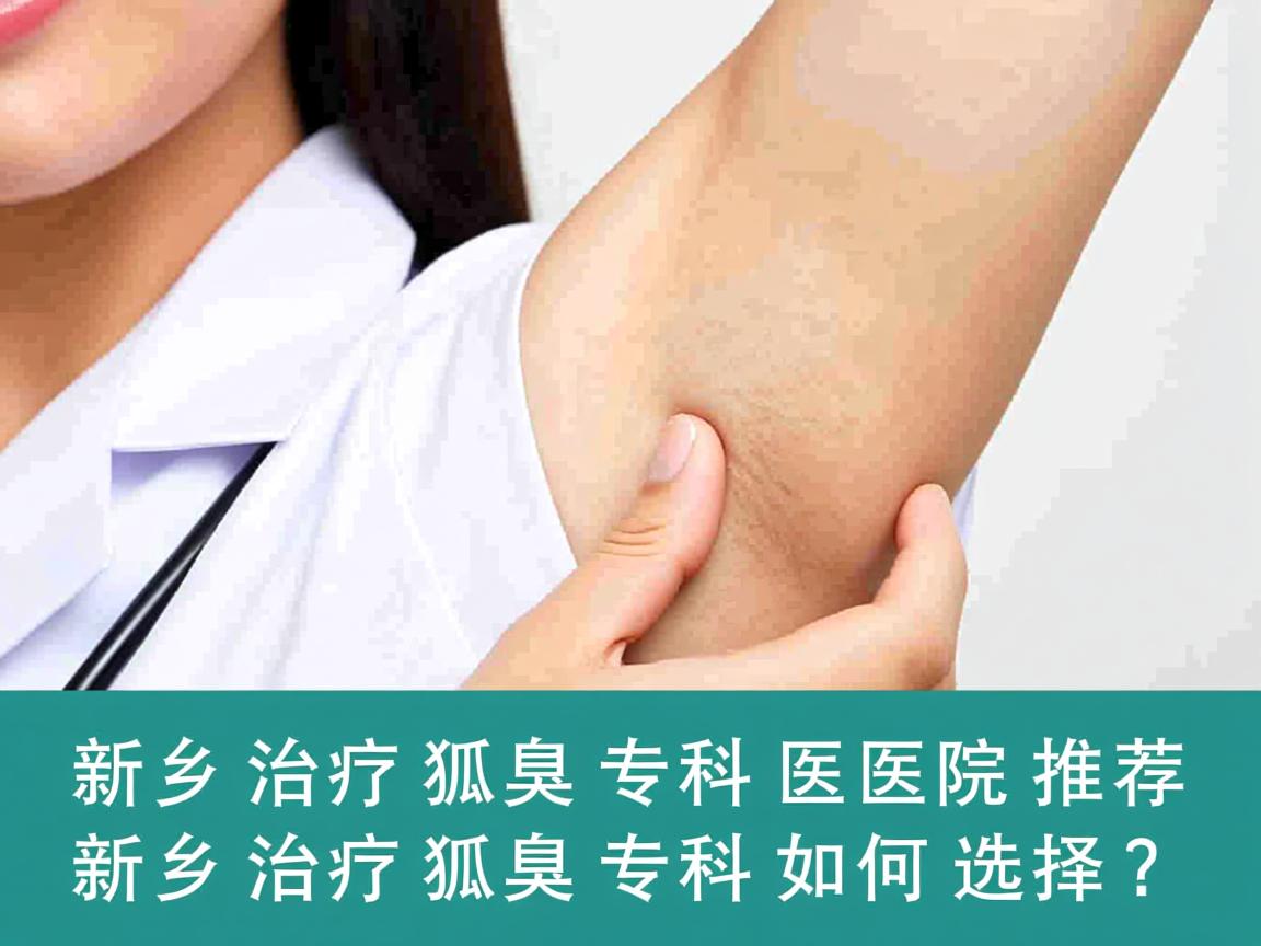 新乡治疗狐臭专科医院推荐，新乡治疗狐臭专科如何选择？